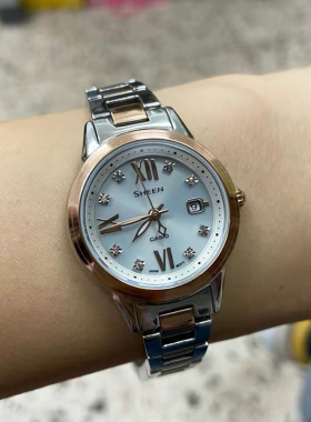 卡西欧手表女太阳能蓝宝石SHE-4522SG-7A/CG-4/SHS-4528D/4530SPG