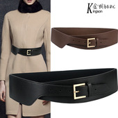 大衣腰带女宽装 简约羽绒服弹力皮带松紧腰封 饰连衣裙百搭配件时尚