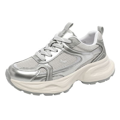 2026新款春季厚底老爹鞋女增高鞋