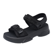 运动沙滩鞋 2024夏季 新款 红蜻蜓女时尚 厚底增高休闲百搭轻便女凉鞋