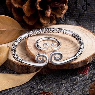 复古紧箍咒手镯男女情侣小众孙悟空金箍棒手环链日韩学生百搭礼物