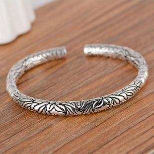 老九门佛爷同款手镯复古男女情侣仿泰银紧箍咒手镯金箍棒手环复古