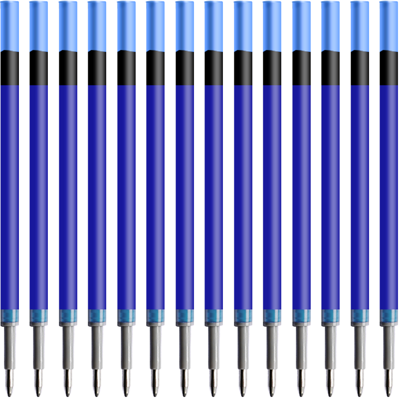 100支按动可擦中性笔笔芯小学生专用三年级儿童摩磨易擦水笔高颜值可以擦掉的圆珠笔晶蓝色黑热可擦笔送晨光