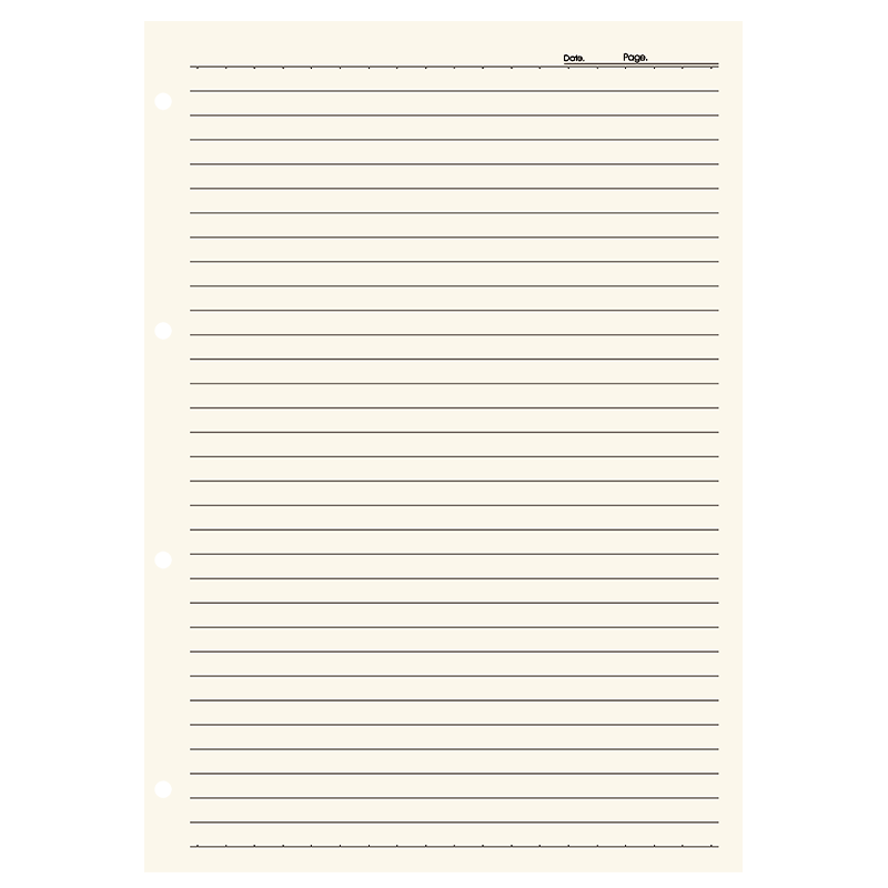 四孔活页本替芯a4网格活页纸线圈本可拆卸外壳笔记本子4孔打孔活页夹环扣装订收纳夹方格横线错题活页便签本