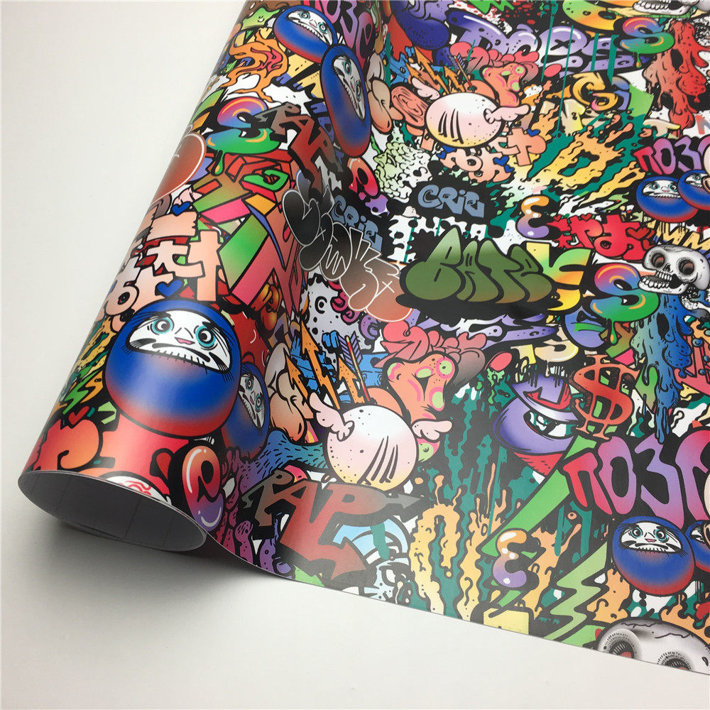 贴纸电动车涂鸦个性改装亚光膜