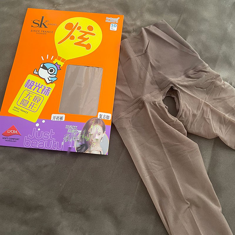 SK开裆免脱夏季薄款连裤袜