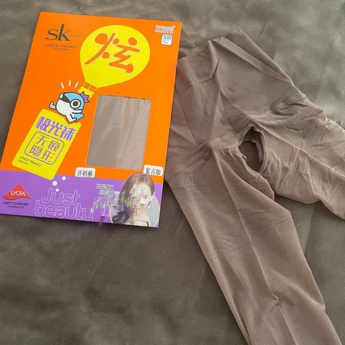 SK开裆免脱夏季薄款连裤袜
