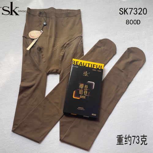 SK7320春秋款黑透连裤袜