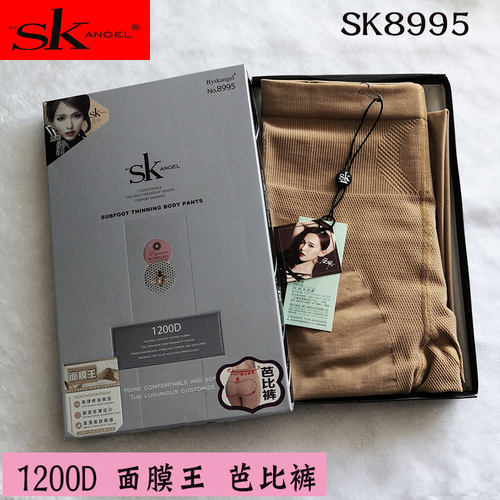 秋季款1200D面膜连裤袜高弹修身脚底点胶防滑收腹裤打底袜SK8995