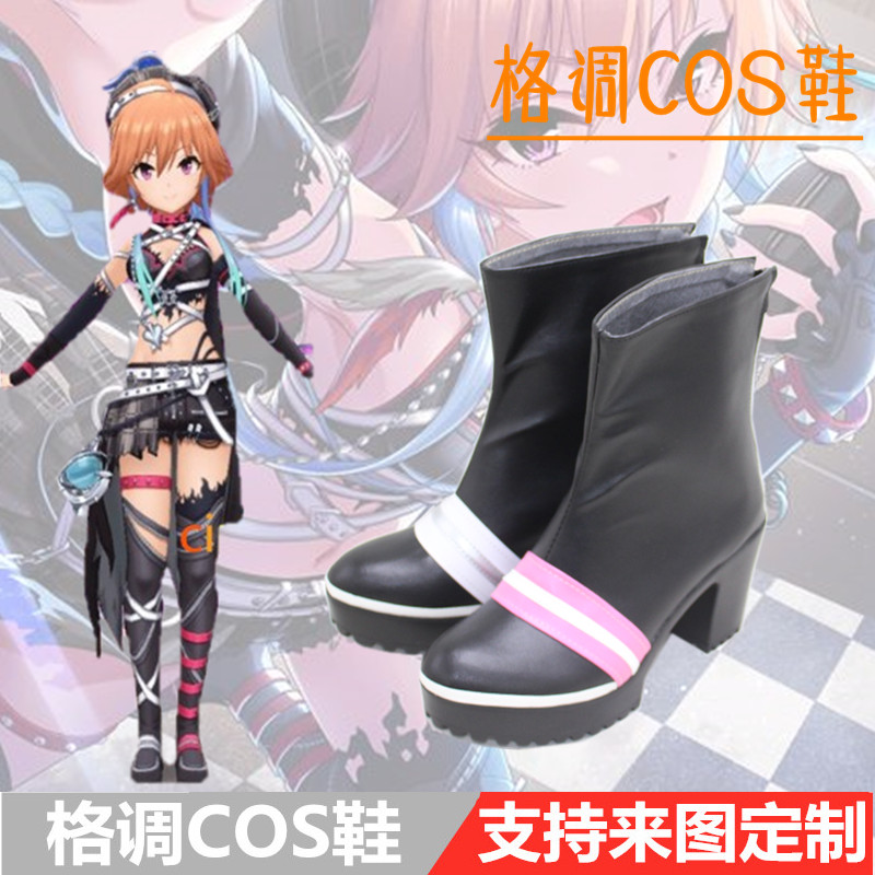 偶像大师灰姑娘女孩星光舞台 cgss 偶像的碎片二宫飞鸟cosplay鞋