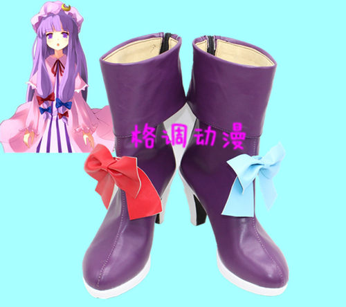 B9732东方project 帕秋莉·诺蕾姬 COSPLAY鞋 COS鞋动漫鞋