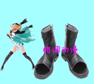 C0223FateGrand Order Saber冲田总司 COS鞋 COSPLAY鞋动漫鞋