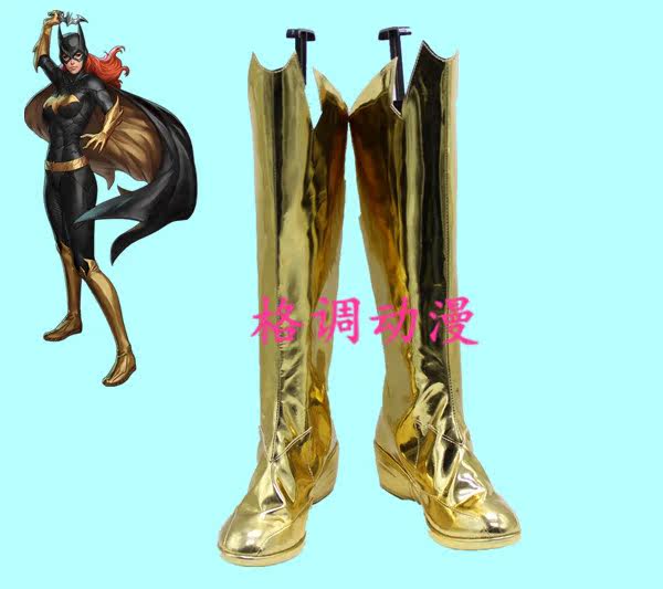 C3476 蝙蝠侠 蝙蝠女 COS鞋 COSPLAY鞋动漫鞋来图定制