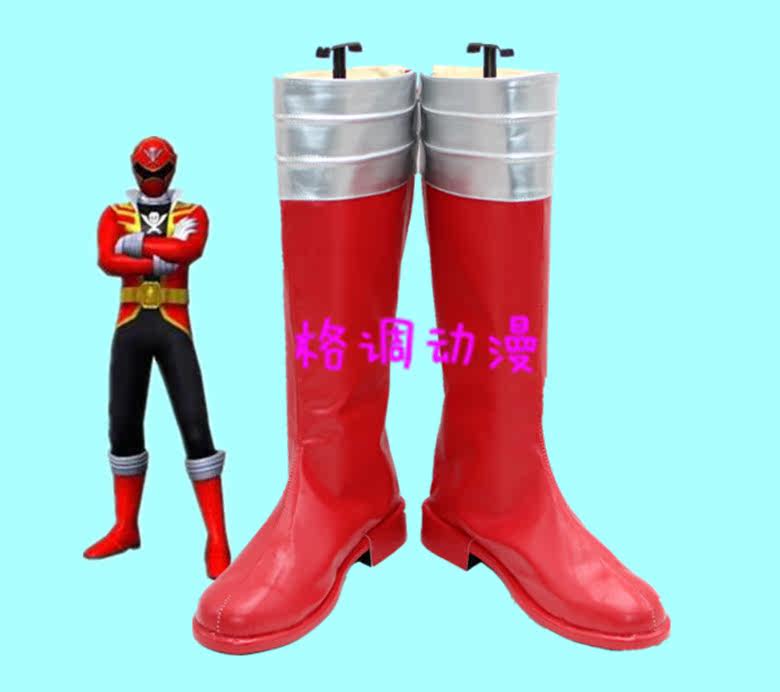 B5972 特搜战队刑事连者 RED cosplay鞋动漫鞋