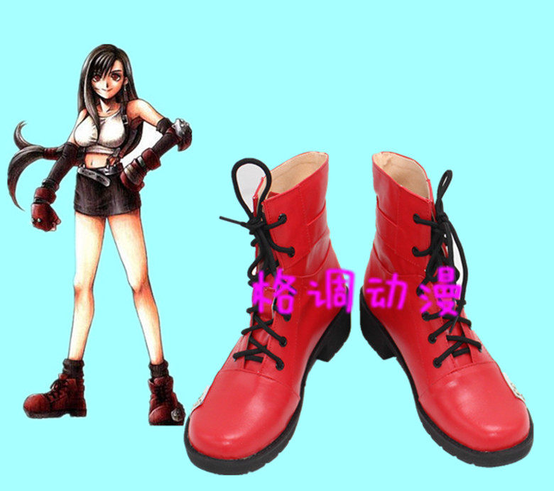 C0509 最终幻想7 蒂法·洛克哈特 COSPLAY鞋动漫鞋