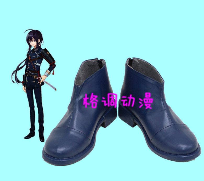 B9253刀剑乱舞 鲶尾藤四郎 COS鞋 COSPLAY鞋动漫鞋