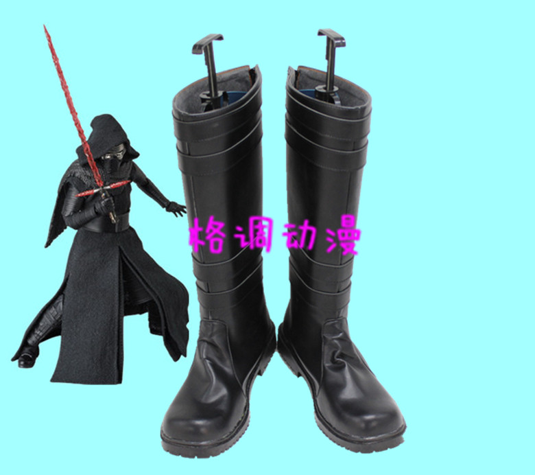 C0743星球大战7 原力觉醒黑暗战士Kylo Ren 洛·伦COS鞋动漫鞋