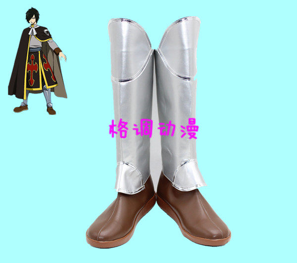 B 8586  妖精的尾巴 影龙 COSPLAY鞋 COS鞋来图定制