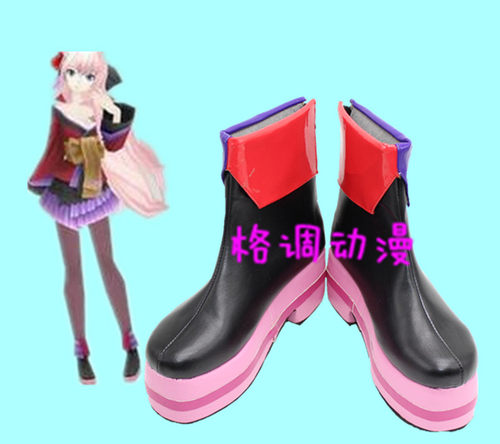C3870 VOCALOID 巡音 ＬＵＫＡ 花魁 和服版 COS鞋动漫鞋