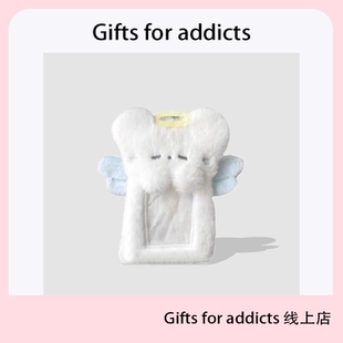 天使毛绒小狗卡套追星小卡学生饭卡保护套挂件 addicts Gifts for