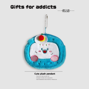 Gifts for addicts 原创动物蛋糕零钱包耳机包迷你口红收纳包挂件