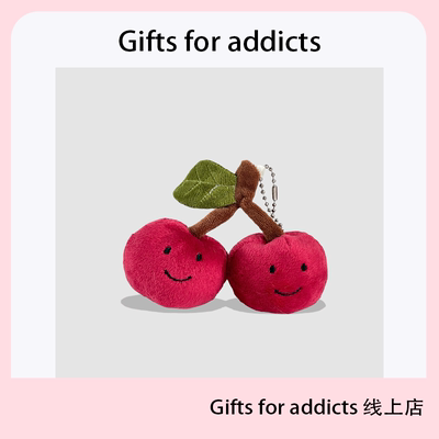 仿真水果樱桃毛绒玩偶包包挂件