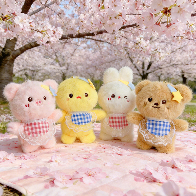 可爱变装长尾猫毛绒包挂件