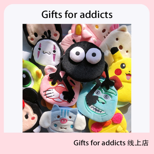 零钱包硬币包毛绒涤纶卡通可爱