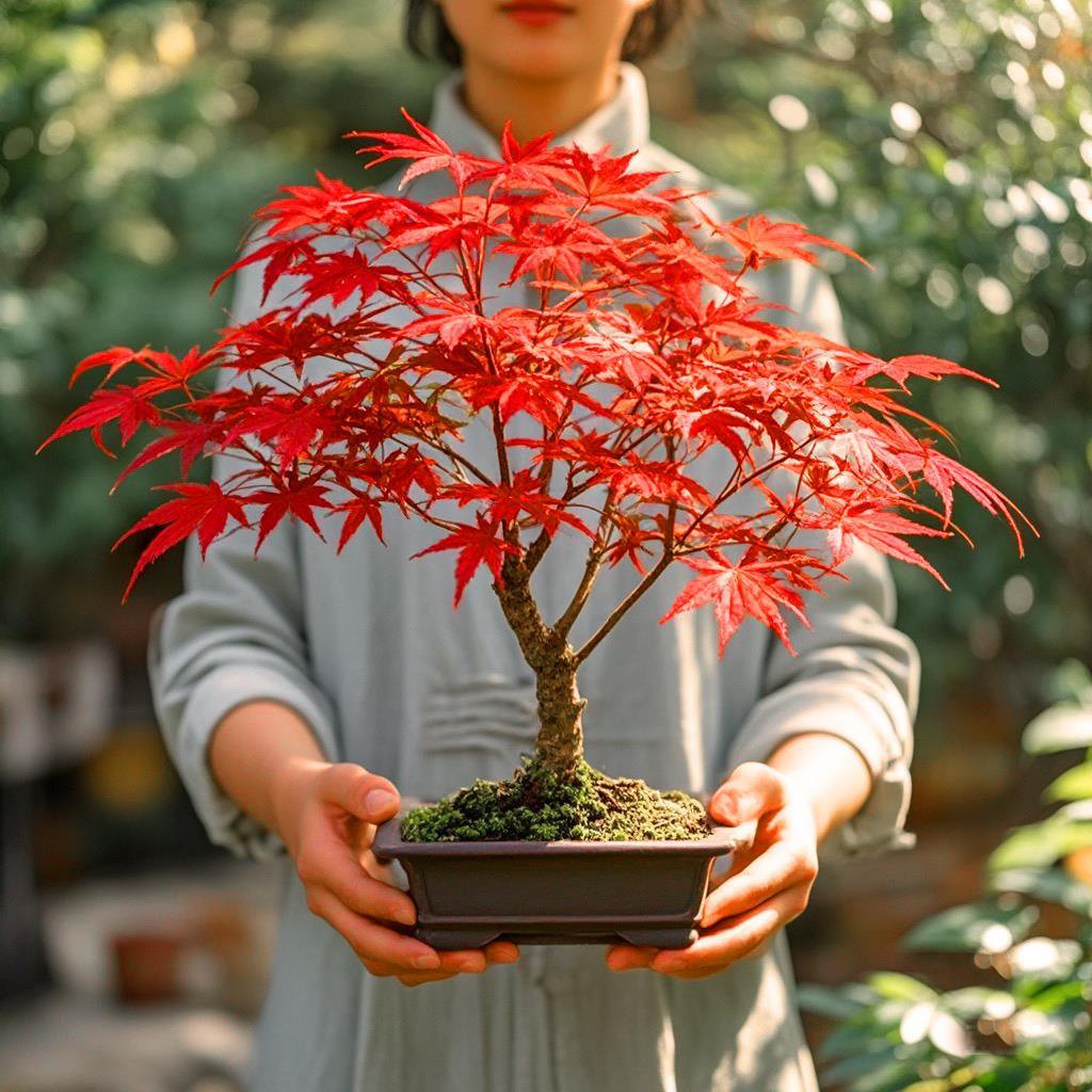 红枫树盆栽日本红舞姬老