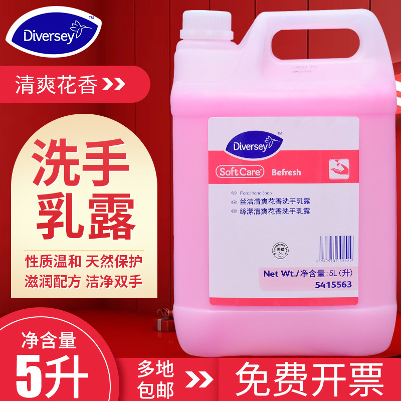 泰华施丝洁清爽花香洗手乳露滋润保湿洗手液酒店用皂液大桶补充装