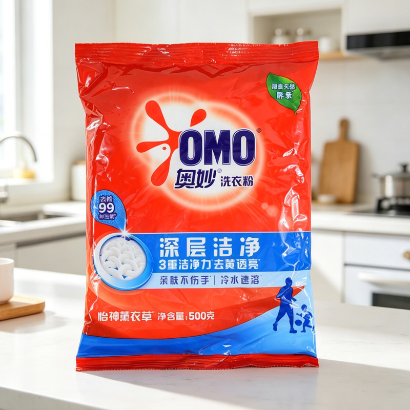奥妙洗衣粉1KG持久留香实惠装无磷奥妙洗衣粉500g除菌除螨家商用