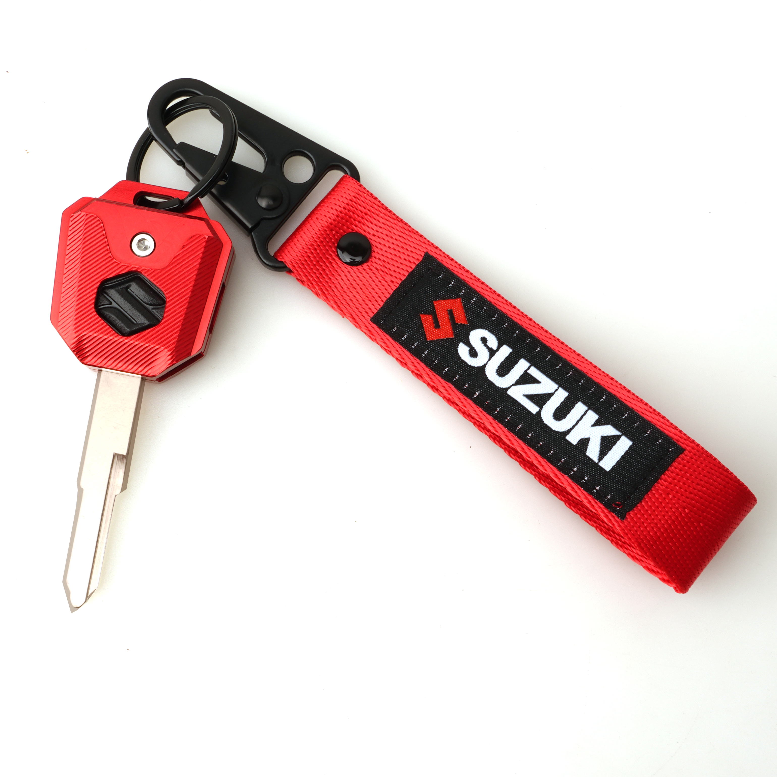 适用铃木GSX250R DL250 GSX150铝合金改装锁匙壳钥匙盖保护套配件