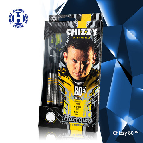 Chizzy 80% 软针飞镖比赛用软镖 harrows哈路士英国原装进口