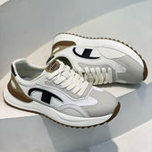 舒适透气日常舒适潮款 2026春季 厚底休闲鞋 轻便百搭运动鞋 新款 男鞋