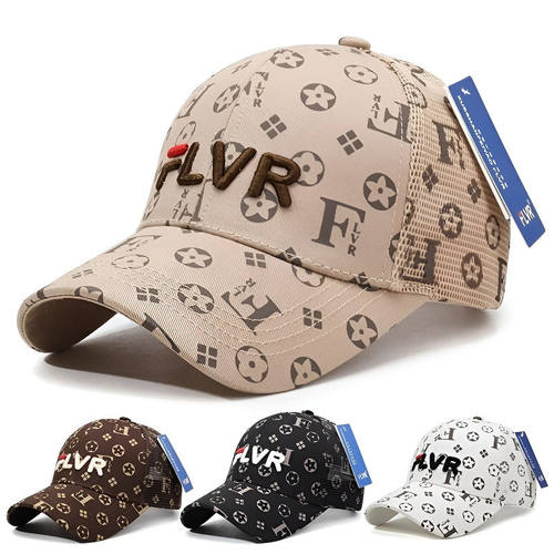 【FLVR正品】夏季新款网眼棒球帽休闲百搭鸭舌帽男女同款防晒遮阳