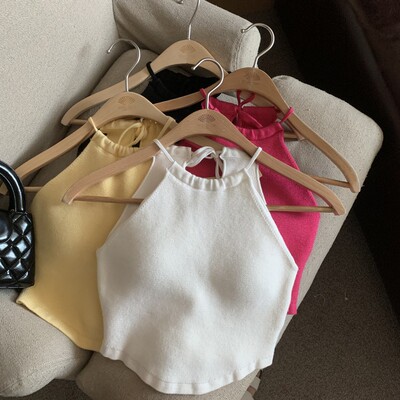 挂脖纯欲风短背心优品质