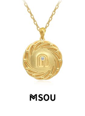 硬币项链女ins嘻哈小众设计感