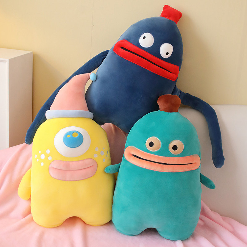 香肠嘴玩偶大嘴怪兽毛绒玩具丑东西公仔女生睡觉抱枕搞笑生日礼物