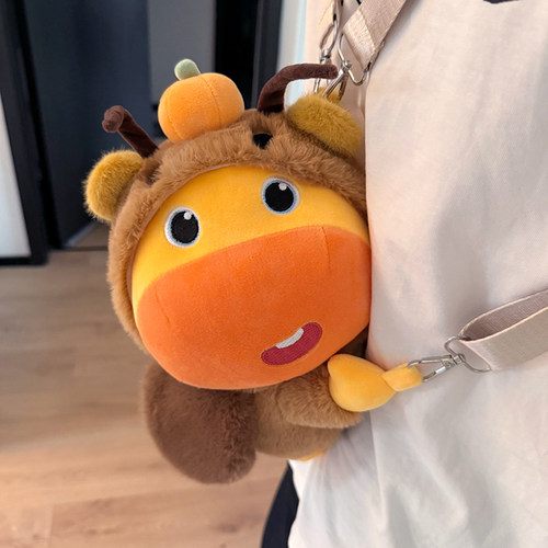 正版水豚噜噜背包玩偶可爱送女生