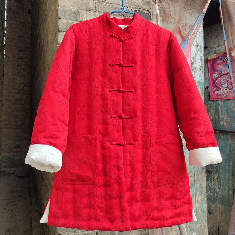 冬季纯手工老棉衣女加厚保暖棉服国潮新中式高端轻便舒适棉袄儿童