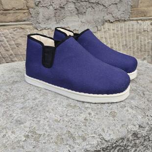 冬季老棉鞋过冬保暖加厚舒服传统纯手工千层底布鞋老式棉窝窝女男