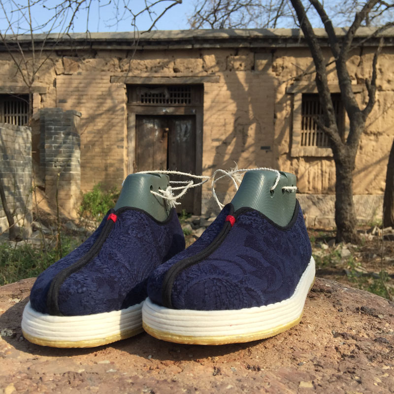 纯手工千层底布鞋中国风功夫舒适轻便棉麻茶鞋男女成人提花僧侣款