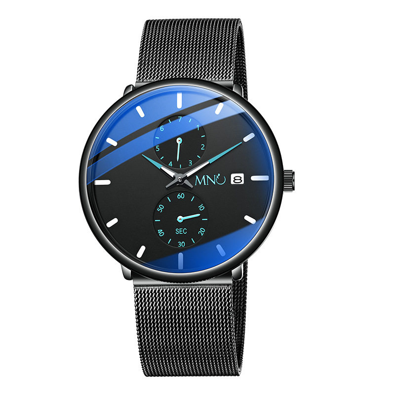 mno梦梭男士手表爆款 时尚休闲石英表商务防水学生手表跨境