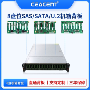 GEN4.0全闪热拔插机箱 U.2 全新2U24盘12G机架式 存储机箱24