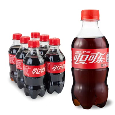 可口可乐300ml迷你碳酸饮料汽水
