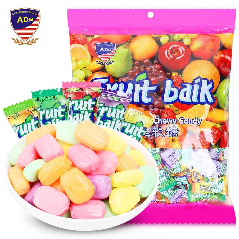 ADM水果软糖散装结婚礼喜糖马来西亚风味夹心糖果过年货零食