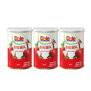 【Dole都乐荔枝罐头425g】水果罐头鲜甜可口适合早餐下午茶享用