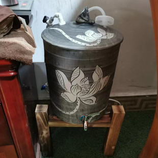 带浮球储水桶净水器茶几专用缸陶瓷存水罐茶吧机宽口装 纯净水空桶
