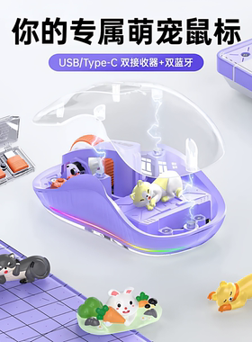 适用macbookpro13无线充电式电脑air笔记本14便携带M4新款M3鼠标