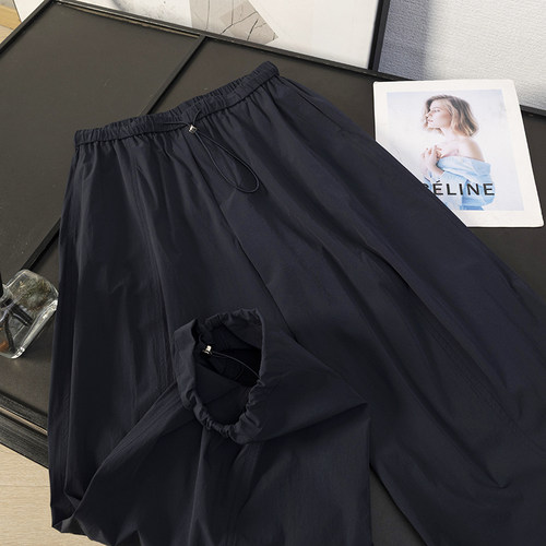 户外速干透气松紧腰休闲运动裤女